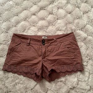 BKE Lace Cut Shorts Size 29